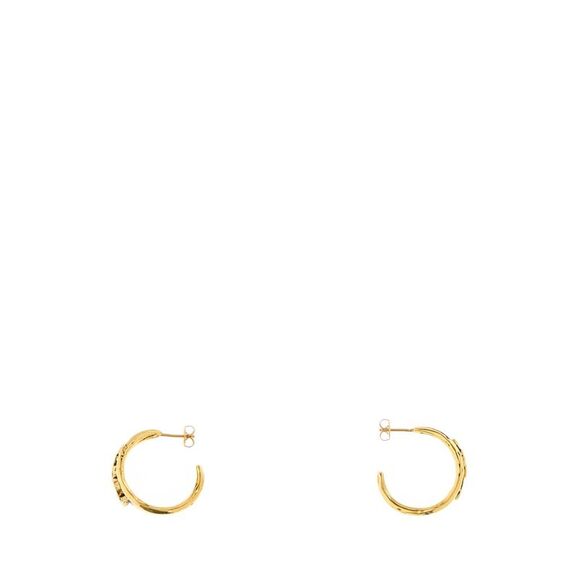 Saint Laurent Women Gold Metal Earrings